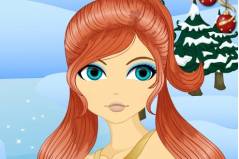 Макияж в Новый Год - Christmas Hair Makeup